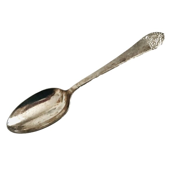 New York Waldorf Astoria Hotel Large Serving Spoon NYC Silverware Dining Service - Picture 1 of 6